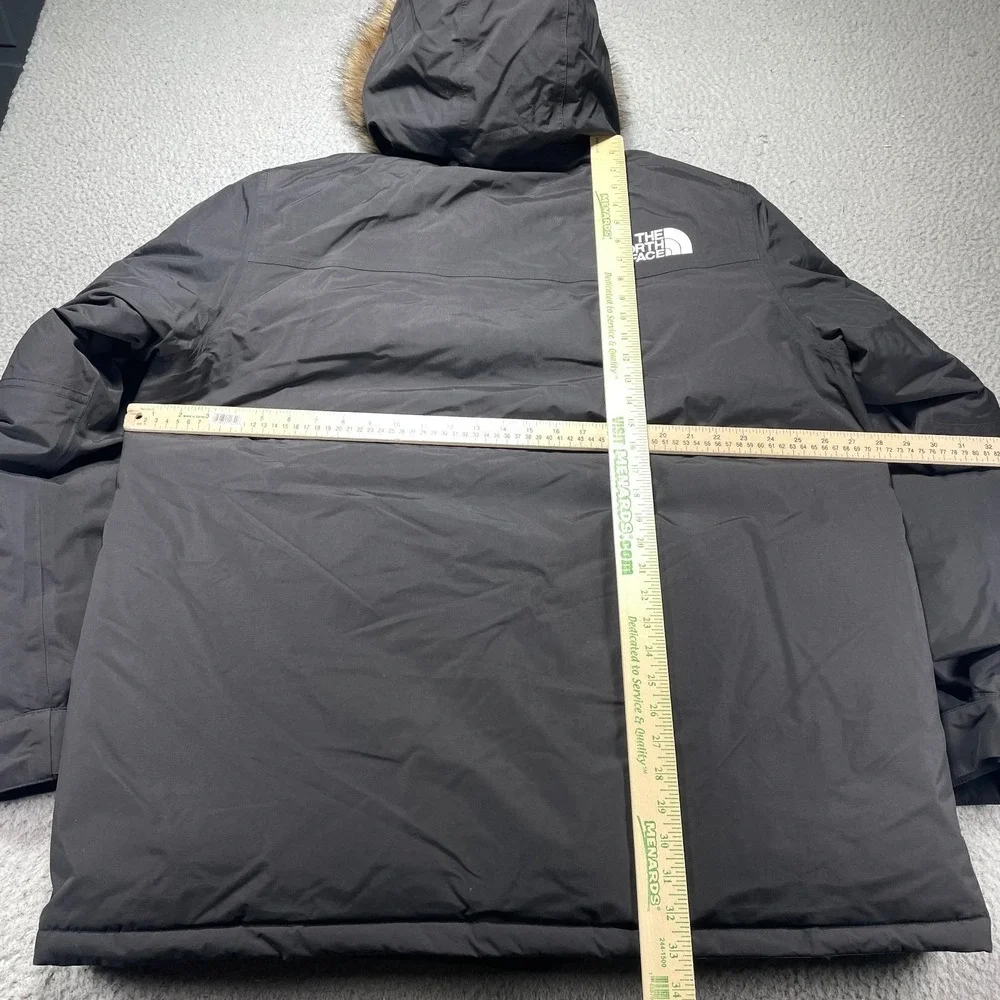 The North Face McMurdo Parka Coat Mens Size XL Black Down 600 DryVent Hooded NEW